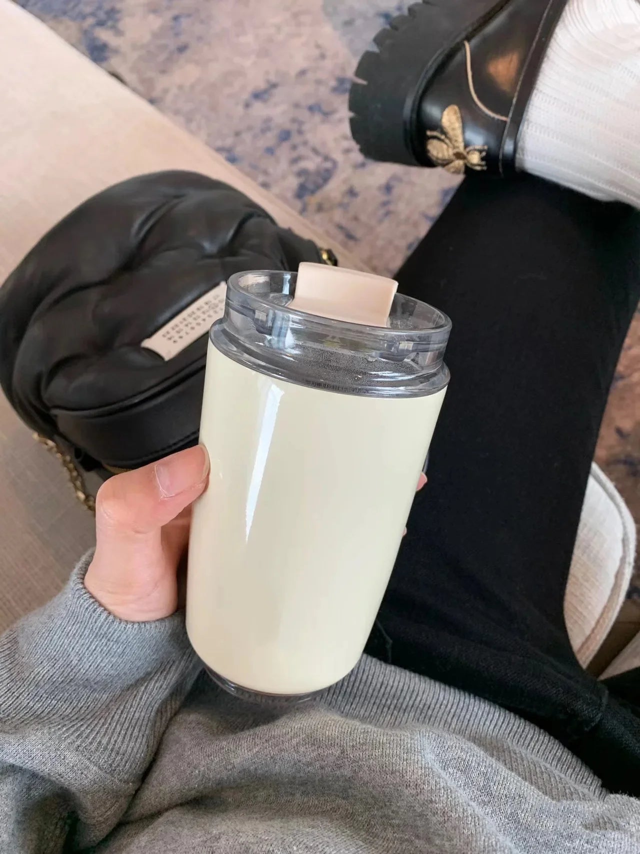 240ml Beverage Cups Travel Portable Drinking Cup Stainless Steel Vacuum Leak proof Coffee Hot & Cold Insulated Mug wholesale sme