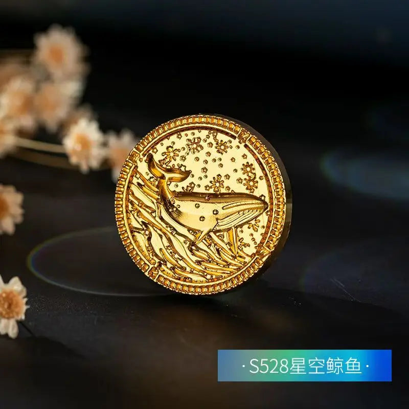 Plant Wax Stamp Seal Wax Print Thick Copper Head Carved Sealing Tool Holiday Party Invitation Letter Wedding Decorative