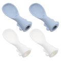 4 Pcs Baby Bag Spoon Set Spoons for Tableware Feeder Silicone Food Pouch Attachment Grade