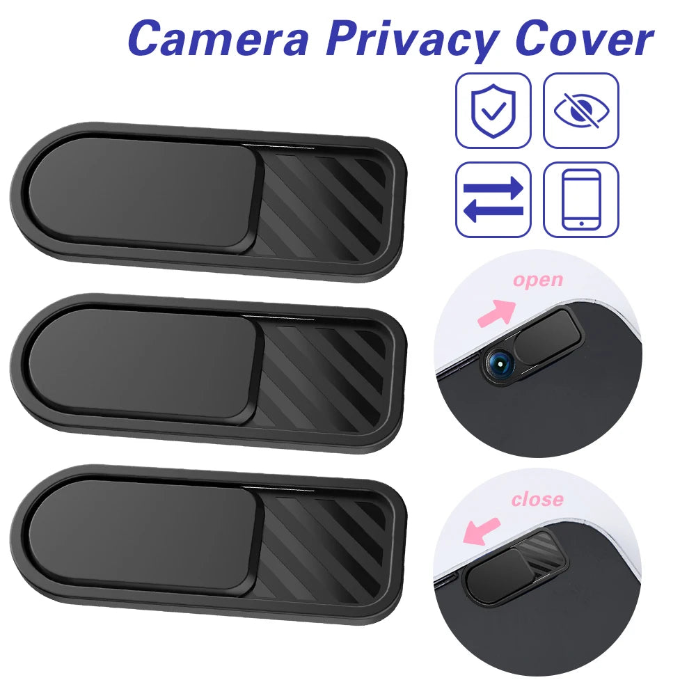 5/1Pcs New Webcam Cover Ultra Thin Slide Privacy Protector Camera Shutter Cap For iPhone 15 14 13 12 Pro iPad Phones Laptops