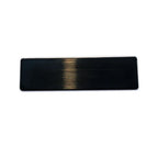 10pcs Brushed gold plate Laser Engraving Metal Name Badge Gold Silver Color Mirror Brushed Stainless Steel Badge Blank Material