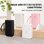 Niimbot D11/D101/D110 Portable Mini Printer For Mobile Thermal Adhesive Label Printer For Stickers Pocket Labeling Maker Machine