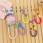 1Pc Cellphone Straps Hanging Cord Mobile Phone Lanyard Short Wrist Strap Charm Anti-lost Chain for Women Keychain