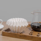 YRP Coffee Filter Papers 50 Sheets 1-2Cups 3-4Cups Paper Filter #155  #185 Pour Over Coffee Dripper & Wave Dripper Barista Tools