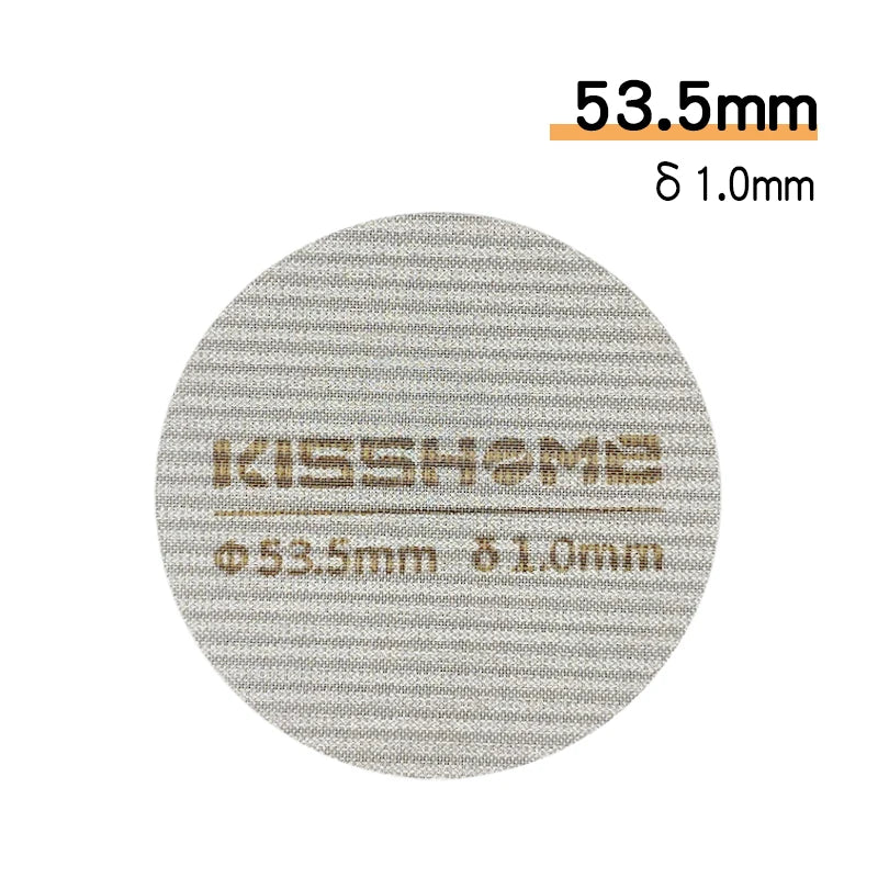 Coffee Puck Screen Fit 51mm 53.5mm 58.5mm Reusable Ground Filter Mesh Heat Resistant Metal For Espresso Accessories Barista Tool