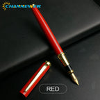 STONEGO 0.38mm Extra Fine Nib Fountain Pen, Black Metal Calligraphy Writing Gift Pen
