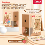 Capybara Pencil Sharpener Fast Sharpening Easy to Use for Kids Students School Office Stationery Cute Anime Merch Kawaii Gift