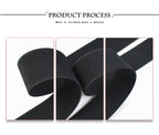 1/2/3/5M 10-80mm Black Elastic Band Nylon Rubber Bands At The Meter Apparel Sewing Bungee Cord Belt Spring Webbing Tape Supplies