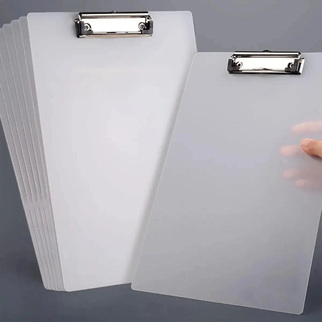 A4 File Folder Clipboard Writing Pad Memo Clip Board Clips Test Paper Storage Organizer School Supplies Office Stationary