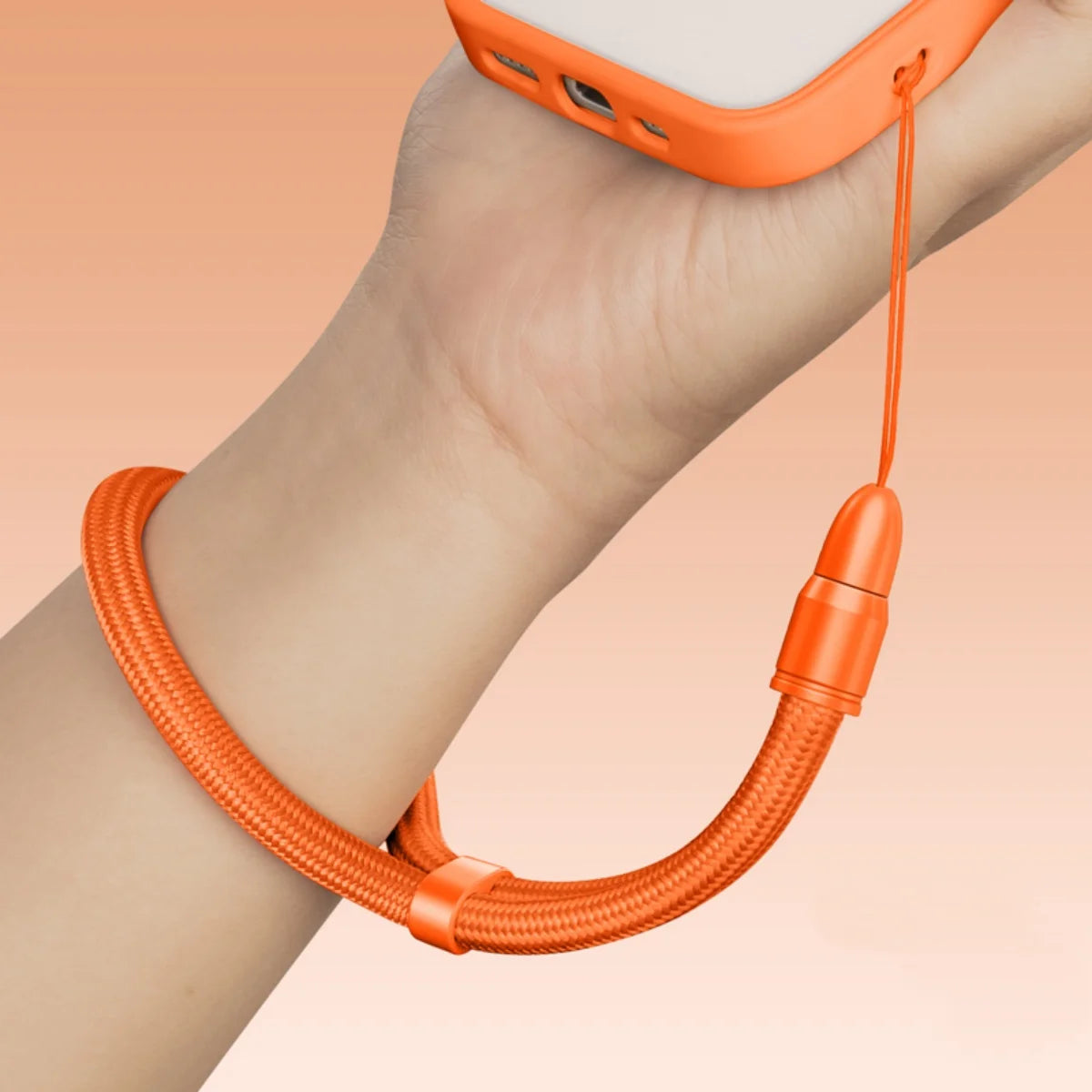 Multifunctional Mobile Phone Strap Bullet Shaped Phone Case Short Rope Adjustable Length Lanyard for Earphones and U-disk