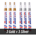 3mm 10p Colorful 8 Colors Permanent Paint Marker Waterproof White Markers tire tread rubber fabric Paint metal Paint Marker Pens