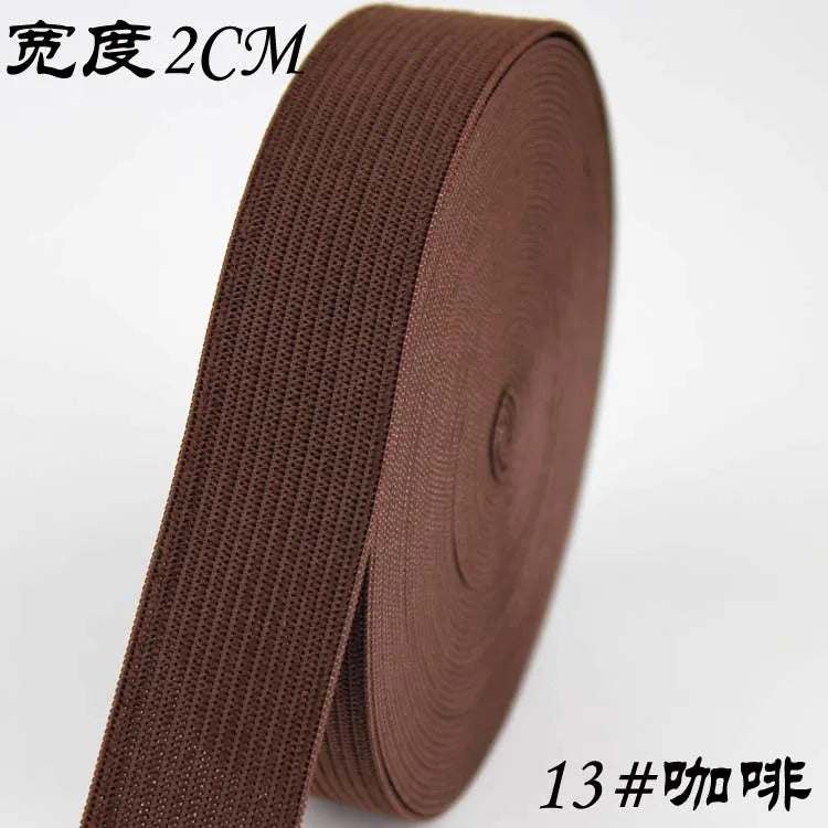 1/2/5Meters Color Elastic Band High Elasticity Rubber Band Sewing Craft For Home  Lace Decoration Clothing Accessories