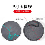 Chengni Inkstone Natural Original Stone Multi Functional Four Famous Students Table Grinding Ink Calligraphy Supplies Plate