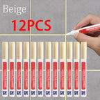3PCS Tile Marker Tile Grout Repair Tile Grout RepairTiles Marker Joint Feeding Pen Tiles Paint Pen Erasable Whiteboard Marker