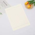 Retro Letter Writing Paper Set 10 Horizontal Blank Paper Suitable for  Invitation  and  Greetings  Classic Style  Writing  Paper