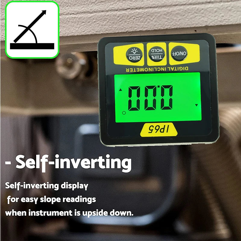 360° IP65/IP54 Digital Protractor Electronic Goniometer Inclinometer Digital Level With Magnetic Base