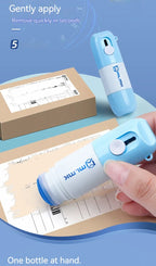 Portable Thermal Paper Correction Fluid Fast-Drying Anti Peep Privacy Protector with Retractable Box Opener Quick Eraser Covera