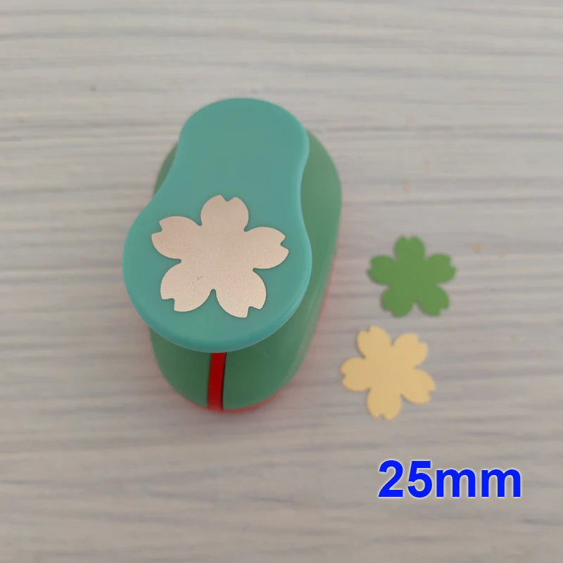 49mm 37mm 2.5cm 1.6cm Sakura Petal Craft Hole Punch Scrapbooking School Paper Puncher EVA Cutting Tool Child DIY Cutter