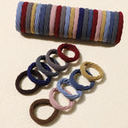 20Pcs Women Girls Simple Basic Elastic Hair Bands Ties Scrunchie Ponytail Holder Rubber Bands Fashion Headband Hair Accessories