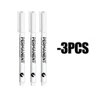 1/3/6Pcs White Marker Pens Acrylic Paint Pen for Rock Ceramic Glass Tire Metal Canvas Waterproof Painting White Marker