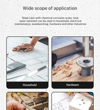 Deli Stainless Steel Ruler for Students And Woodworkers Straight Edge Measuring Tool for Drawing And Drafting 15/20/30/50cm