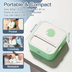 DOLEWA D5 Label Maker Inkless Sticker Printer 12-57mm Roll Paper Adjustable Thermal Pocket Printer for Photo Printing
