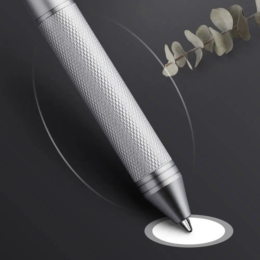 Fashion Metal Gravity Sensor Pen 4 in 1 Press Type 3Colors Ballpoint Pen Mechanical Pencil School Office