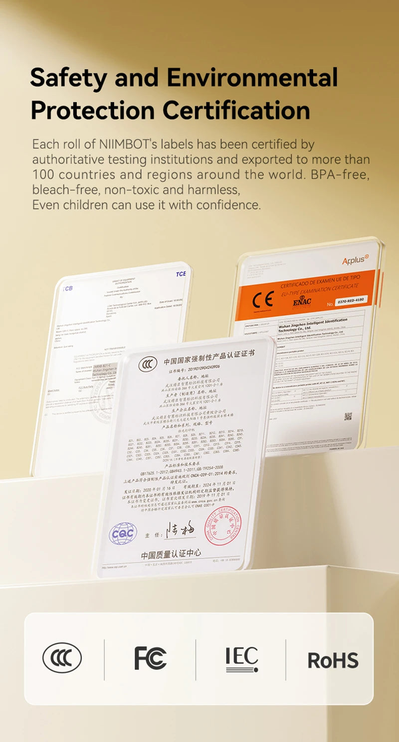 Niimbot B21 Pro 300DPI HD Printing Portable Thermal Printer Self-adhesive Label Printer Sticker Maker For Photos Receipts Note