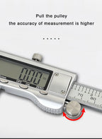 0-150mm Zinc Alloy Digital Caliper Metal Caliper Professional Vernier Caliber Measuring Tools Woodworking Thickness Gauge Depth