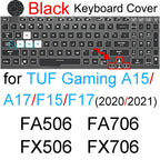 Keyboard Cover for ASUS TUF Gaming A15 A16 A17 A18 F15 F16 F17 FX507 FX607 FA608 FA808 FX608 Silicone Protector Skin Case 15 16