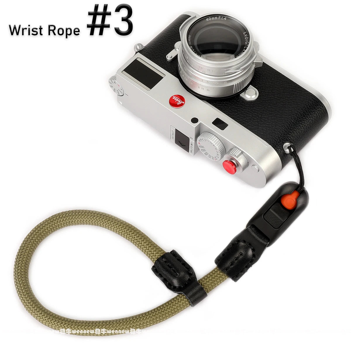Quick Release Beads Round Rope Camera Shoulder Strap Lanyard for Canon Nikon Panasonic Sony Fujifilm Neck Strap Wrist Strap
