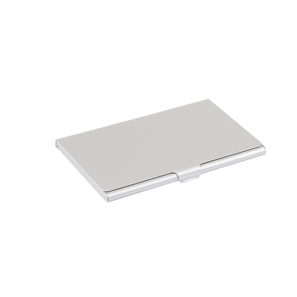 Men Business Card Case Aluminum Alloy Credit Card Holder Metal ID Cards Box Cover Women Credit Business Card Holder Case