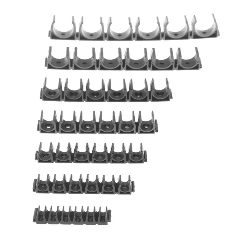 4/6/8/10/12mm Nylon Pneumatic Tube Air Hose Fixing Clamp 6 Way Water Pipe Holder Gas Compressor Tubing Diversion Flow Clip