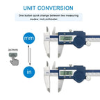 SHAHE Electronic Digital Vernier Caliper 6” Digital Caliper,Stainless Steel Caliper Measuring Tool with Large LCD Screen