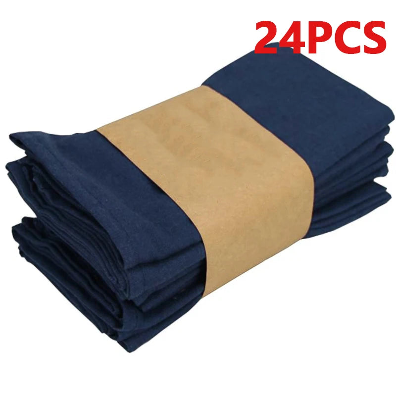 Table Cloth Napkins Durable Polyester Thicken Placemat Reusable for Kitchen Dining  Wedding Decoration 16inch*16inch