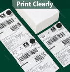 4x6 Thermal Labels for Shipping Label Printer 100pcs 500PCS White Mailing Labels 4x6 Direct Thermal Labels Fanfold BPA Free