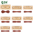 QJH Zipper Leather Cutting Die Cut Mold, Leather Punch Die Set, Leather Crafts Kraft Tool, Handmade Cutters - Bag Zipper Pullers
