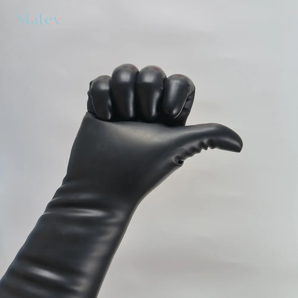 Natural Latex Gloves Short Cosplay Accessories 0.4 Thickness Excellent Elasticity and Softness