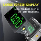 4-Side Magnetic Digital Angle Gauge With Laser Electronic Protractor Horizontometer Inclinometer Angle Ruler Slope Measuring