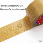 Kraft Paper Tape, Brown Sealing tape, Waterproof, Moisture-proof, Easy To Tear, Biodegradable And Environmentally Friendly Tape