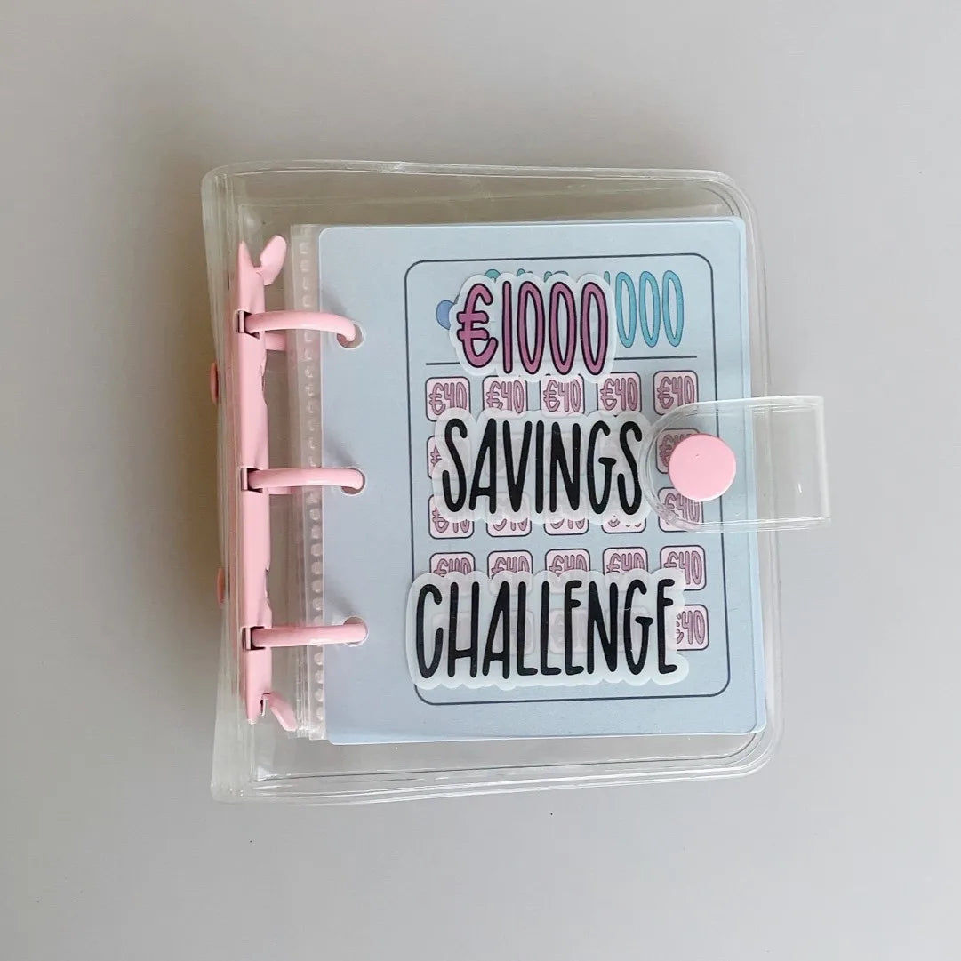 1-Pack Organization Challenge Binder: A cash envelope system designed to simplify budget management and financial planning