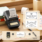 NiiMbot B21 Mini Thermal Printer Wireless Barcode Label Maker Bluetooth Portable Adhesive Label Printers for Office Commercial