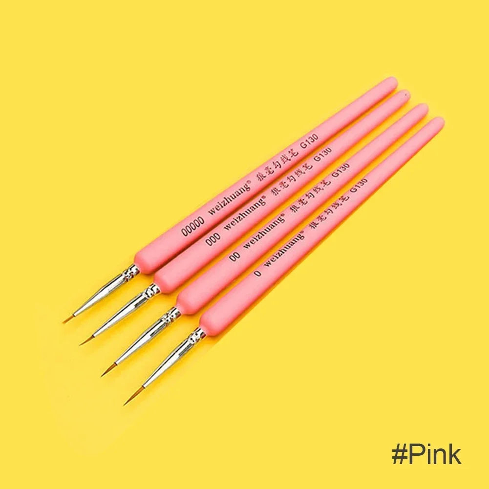 3/4Pcs Wolves Hair Brush Chinese Calligraphy Pen Hook Line Paint Brush Chinese Calligraphy Brush Art Oil Painting Drawing Brush