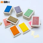 1pc 15 Colors Big Ink Pad Stamp Planner Scrapbooking Silicone Stamps Inkpad Diy Diary Greeting Card Making Supplies Inpad