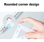 Deli Transparen Soft Ruler Set 4 in 1 Plastic Rulers for Student Drawing Mathematical Geometry School Stationery Curve Ruler