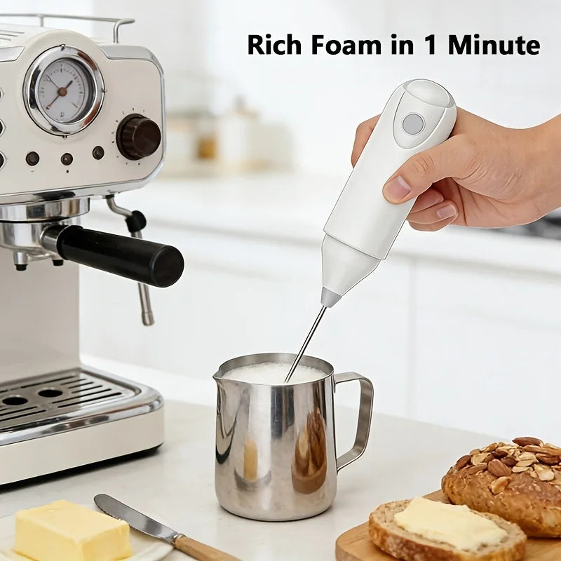 1/2sets Electric Handheld Egg Beater Coffee Milk Frother Portable Milk Foam Maker for Baking Food Mixer Essential Kitchen Tool