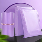 33 Pcs Purple Poly Mailers Self-Seal Shipping Bags, Uncoated Reusable Polyethylene Mailing Envelopes with Adhesive Strip, Waterp