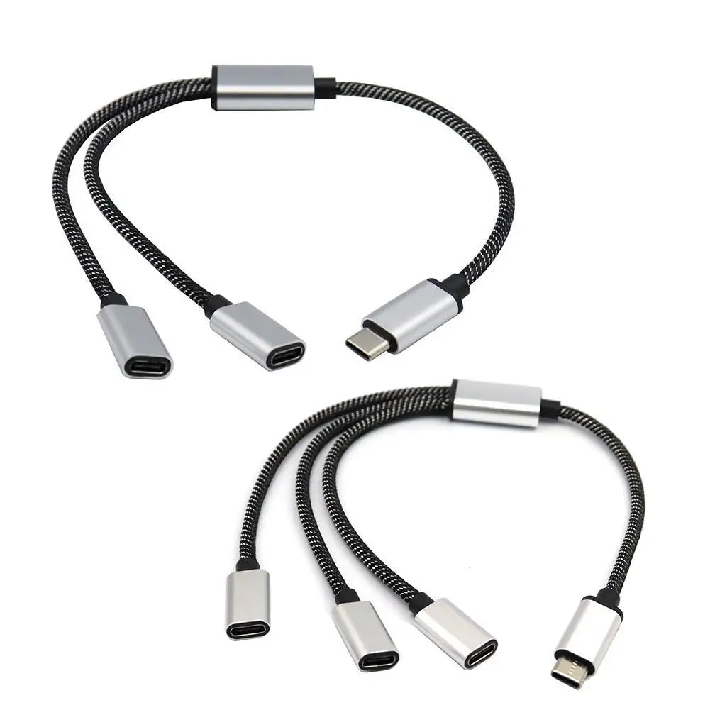 Multi USB Hub Extensions 3/2 Port Type C Hub USB Splitter Fast Data Transmission OTG Adapter For PC Laptop Pro