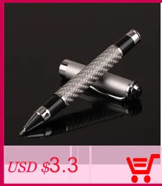 1 PC High Quality Luxury Full Metal Ballpoint Pen Silver Plating Ball Pens Business Writing Signing School Office Supplies 03733