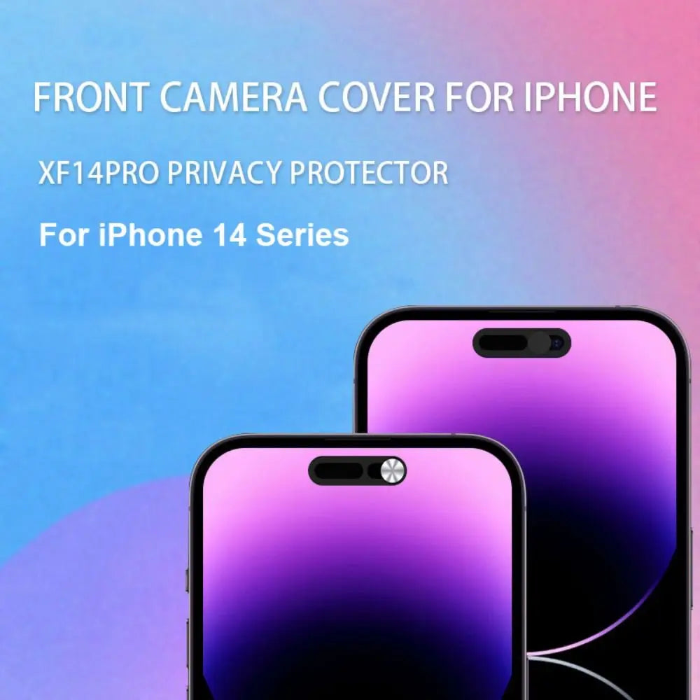 3Pcs Metal Webcam Cover for iPhone 14 14 Plus Privacy Slider Front Camera Len Cap for iPhone 14 Pro 14 Pro Max Phone Len Sticker